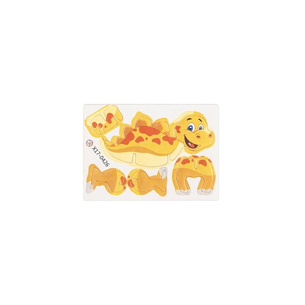 3D-Puzzle in Dinosaurierform aus Papier und EVA Fengan