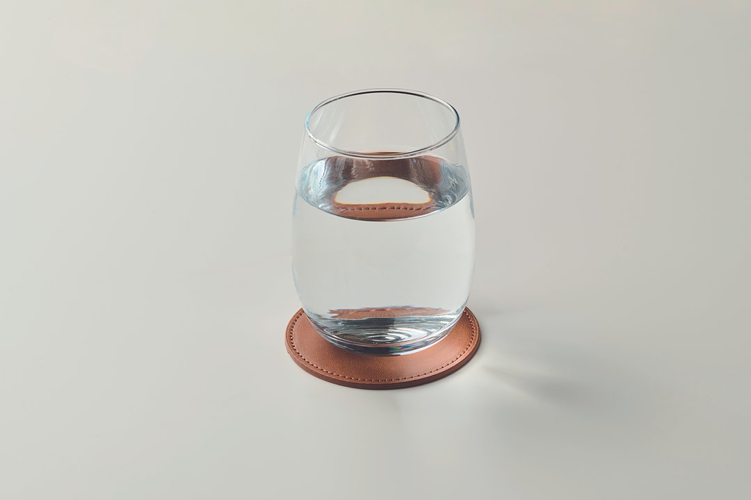 Runder Untersetzer PU Leycix