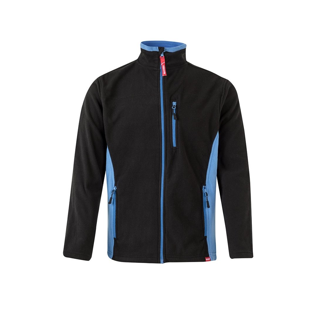 Zweifarbige Fleecejacke (220g/m²) aus Polyester (100%) Buoreni