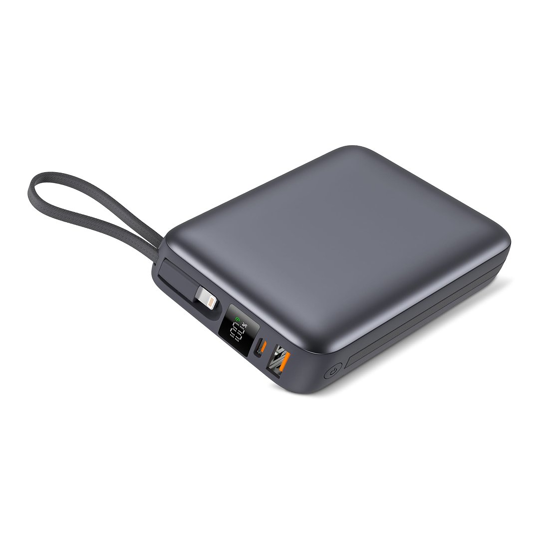 Nova Powerbank 22,5 W Power Delivery mit integrierten Kabeln 20000 mAh Bignata