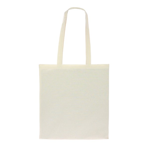 Einkaufstasche Bio-Naturbaumwolle lang 140g/m² 38x42 cm Lurinan