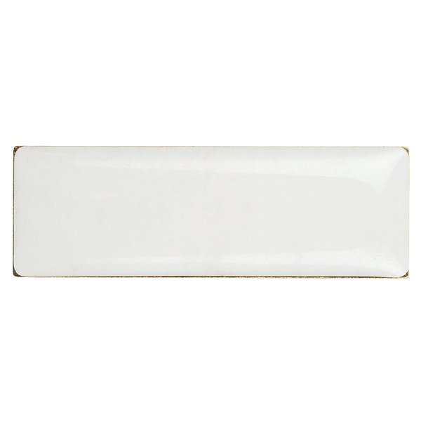 Metall Pin rechteckig 30x10mm Merdia