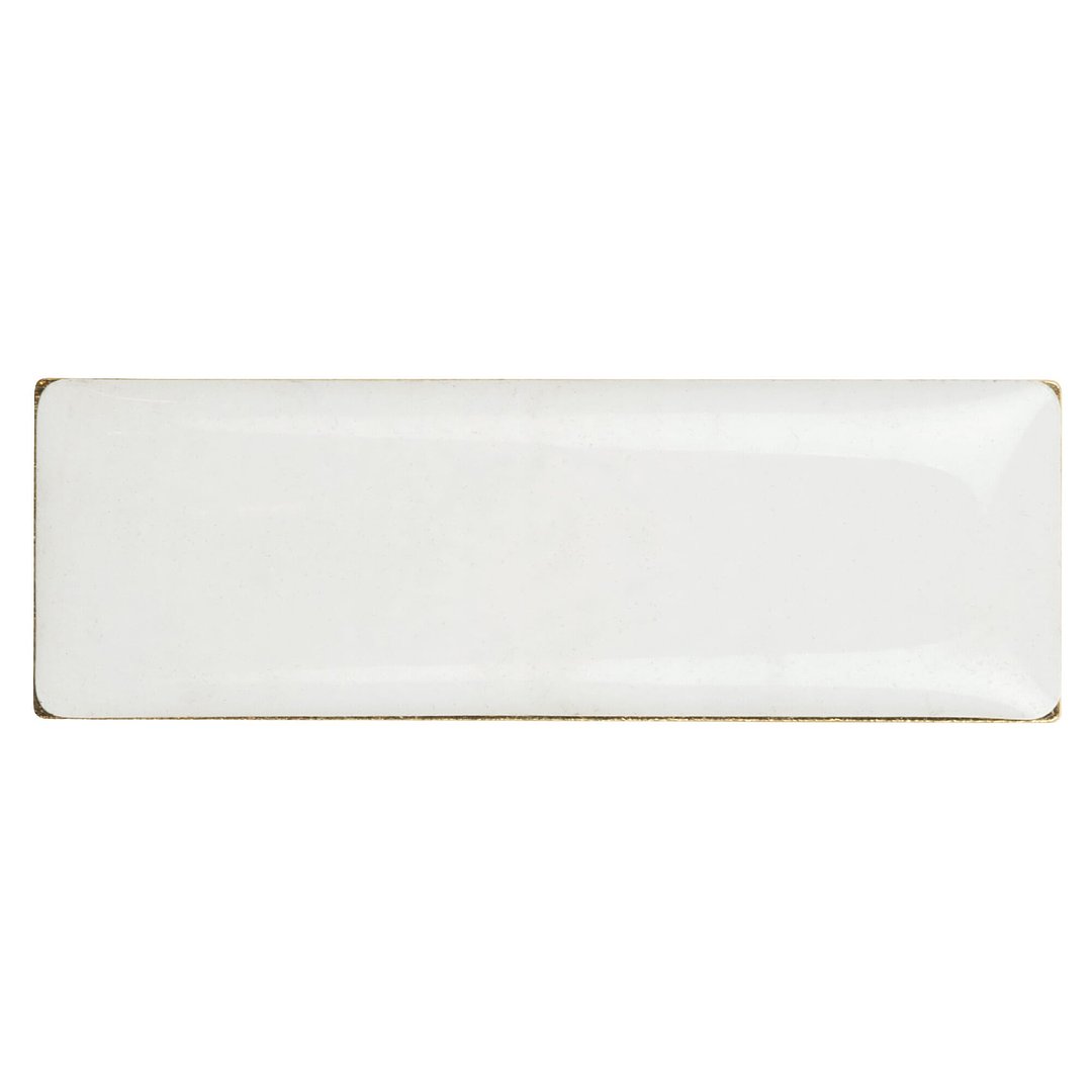 Metall Pin rechteckig 30x10mm Merdia