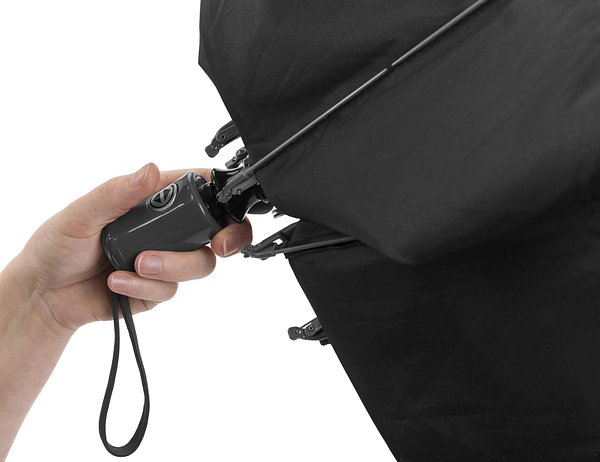 Reversibler Taschenschirm aus Pongee Gianrili