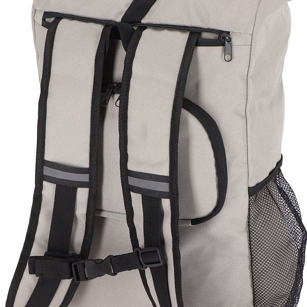 R-PET 600D Rolltop Fahrrad-Rucksack 20L Helver