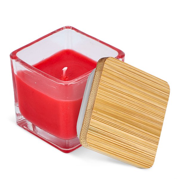 Chakra Kerze auf pflanzlicher Basis im Glasgefäß Utzi