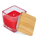 Chakra Kerze auf pflanzlicher Basis im Glasgefäß Utzi