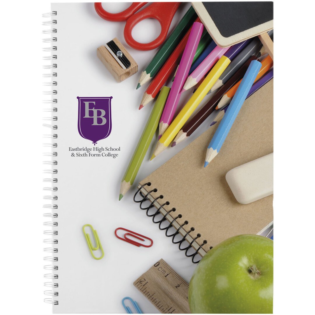 A4 Notizblock mit Hardcover und Spiralbindung - Loregn