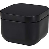 Quadratische Zinnkerze mit Vanille Duft - Uelitli