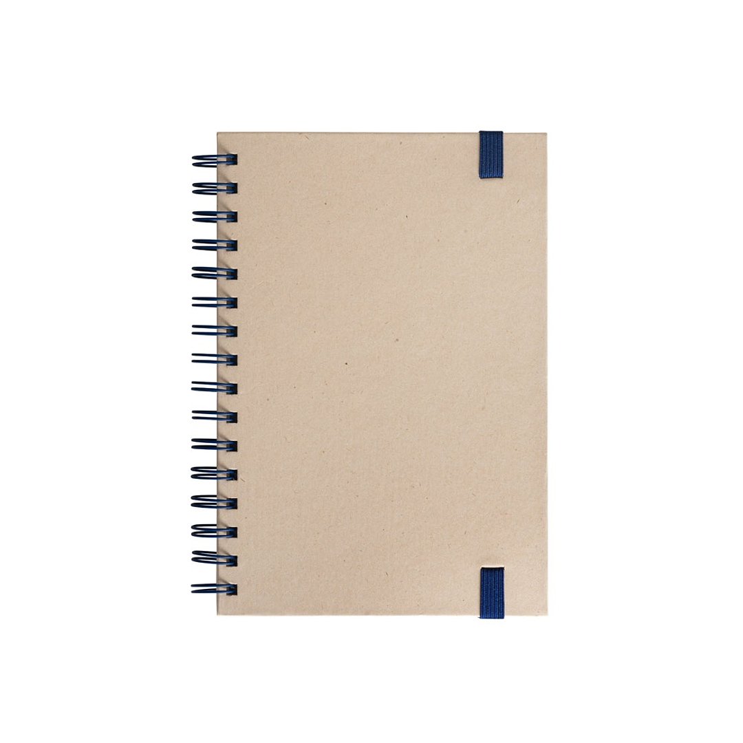 Ringgebundenes Notizbuch A5 aus Zuckerrohrpapier mit linierten Seiten Adivel