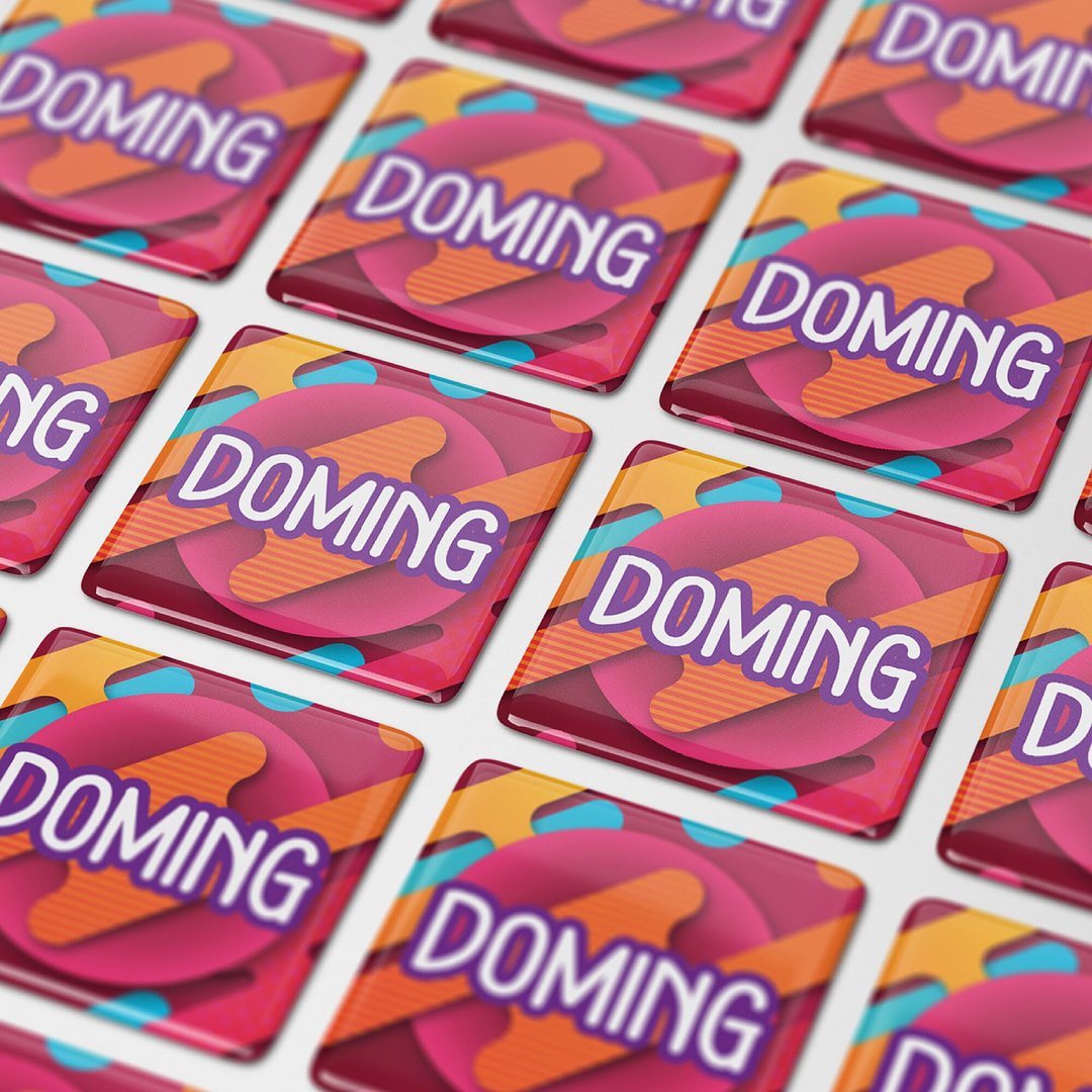 Doming Quadrat 40x40 mm Aitan