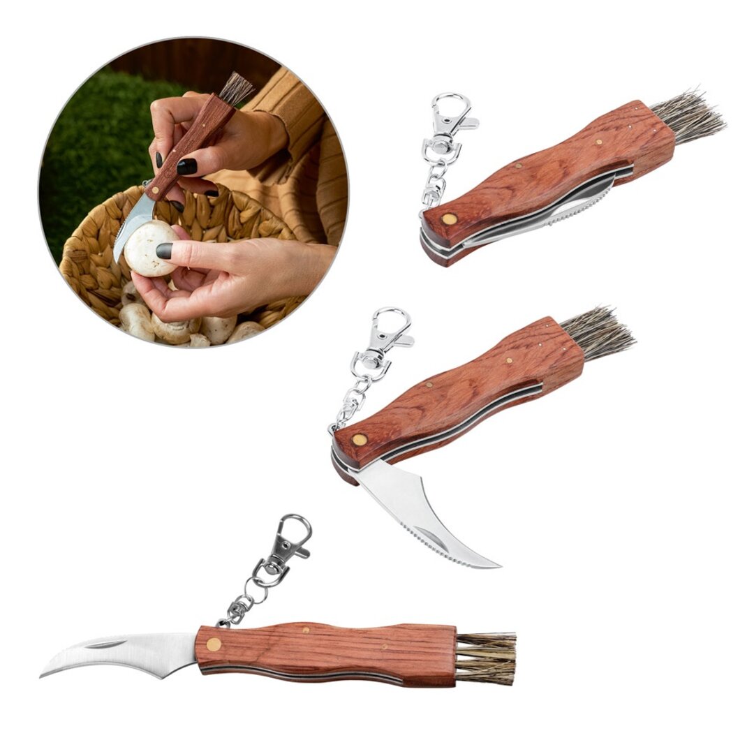 Taschenmesser aus Edelstahl und Holz Raminan