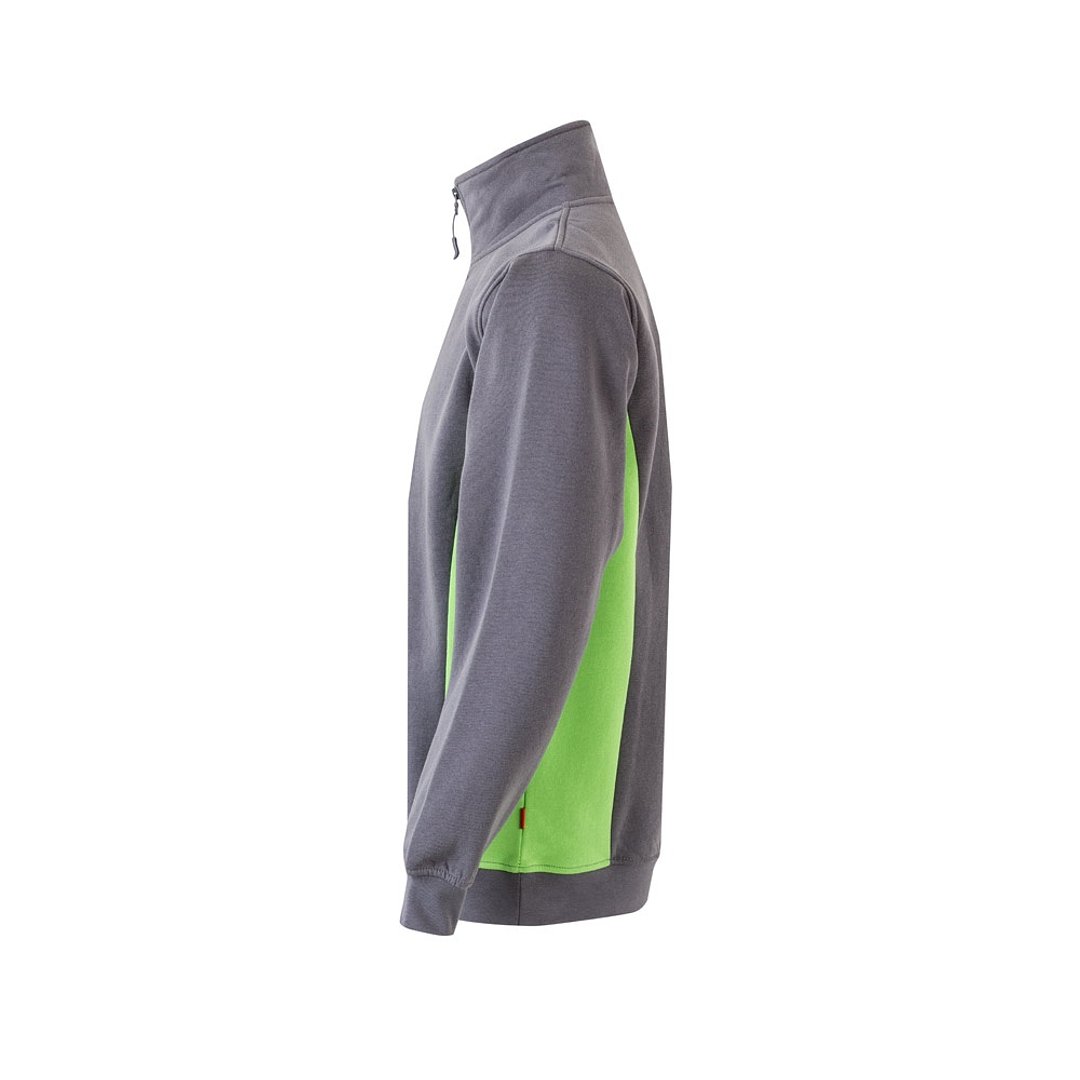 Zweifarbiges Frottee-Sweatshirt (260 g/m²), aus Polyester (65 %) und Baumwolle (35 %) Rudorscht