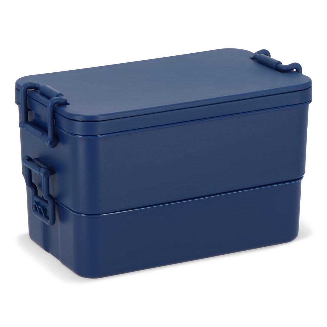Doppelte Lunchbox mit Besteck Ylanin