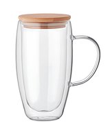 Doppelwandiger Glasbecher 450ml Sarena