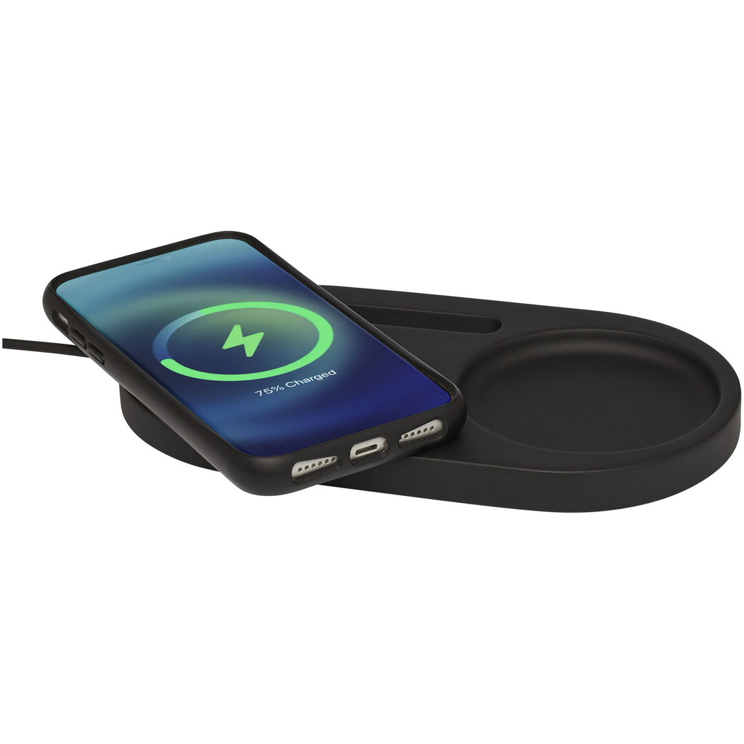 Kabelloser 5 W Schreibtisch Organizer mit Ladefunktion - Annettang