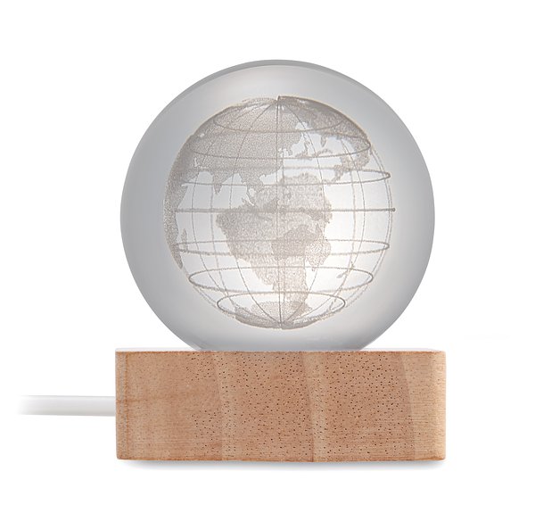 LED-Glaskugel Globus Marler