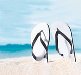 Sublimations-Zehensandalen Hellan