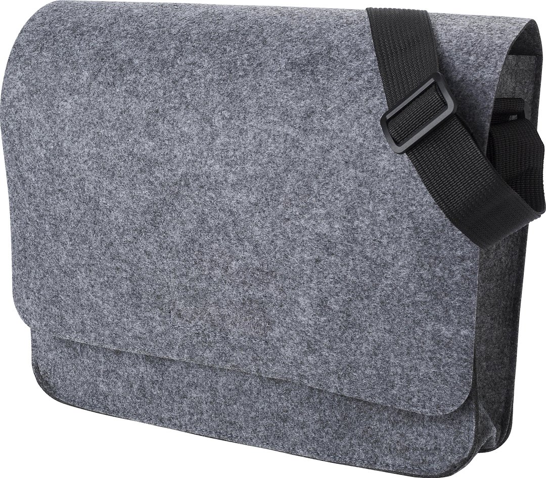 Laptoptasche Benin | Recycelter Filz | 15 Zoll | Klettverschluss