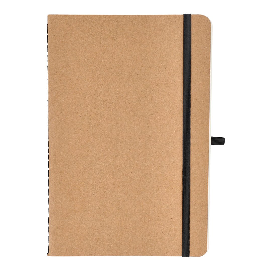 Notizbuch mit flexiblem Einband Kraftpapier A5 Rudolfep