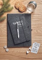DIN A5 Notizbuch RPET-Filz Uelixn
