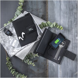 A5 Notizbuch mit Powerbank und Leuchtlogo - Gierina