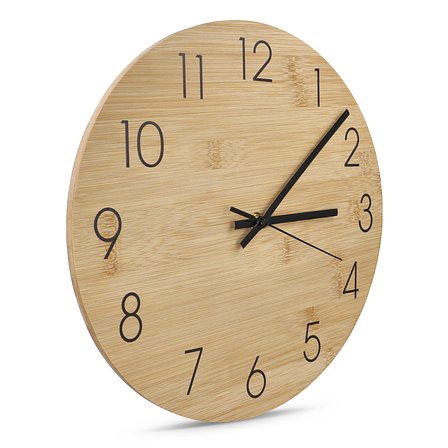 Wanduhr Bambus Lüzzat