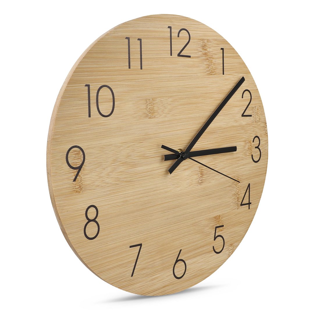 Wanduhr Bambus Lüzzat