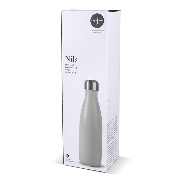 Nils Stahlflasche Pulverbeschichtet 500ml Ruini