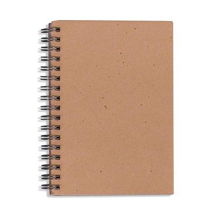 Spiral-Notizbuch aus Saatgutpapier Nolfas