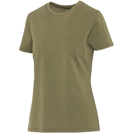 Kurzärmeliges T-Shirt für Damen im Washed Look, 160 g/m2 - Fränzin