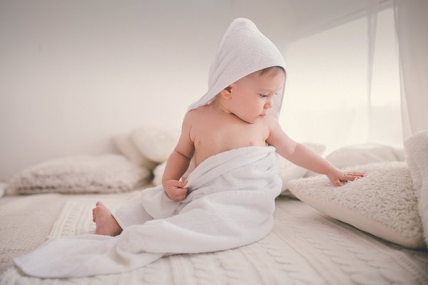 Kapuzenbadetuch Baby Dicanna