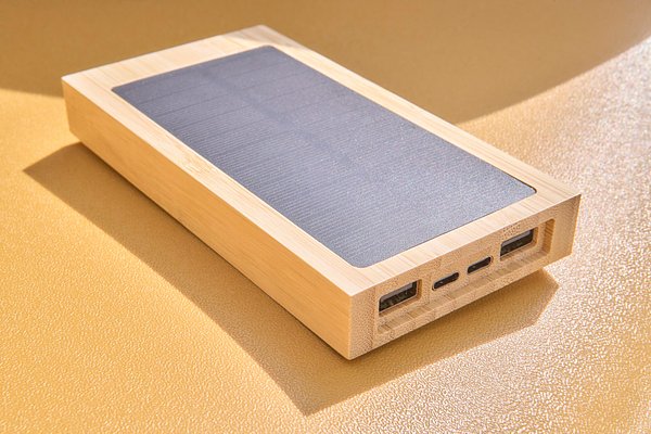 Bambus Solar-Powerbank Noleer