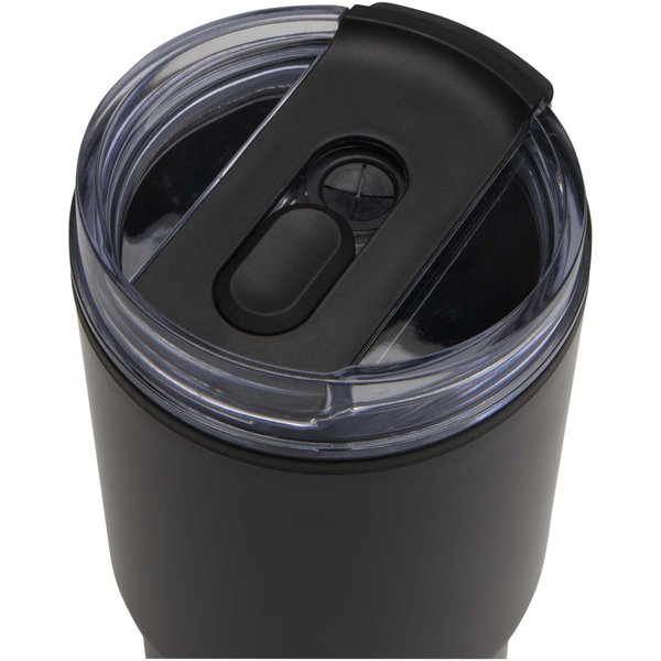 540 ml RCS Becher aus recyceltem Material, doppelwandig isoliert, mit Trinkhalm - Marlixhla