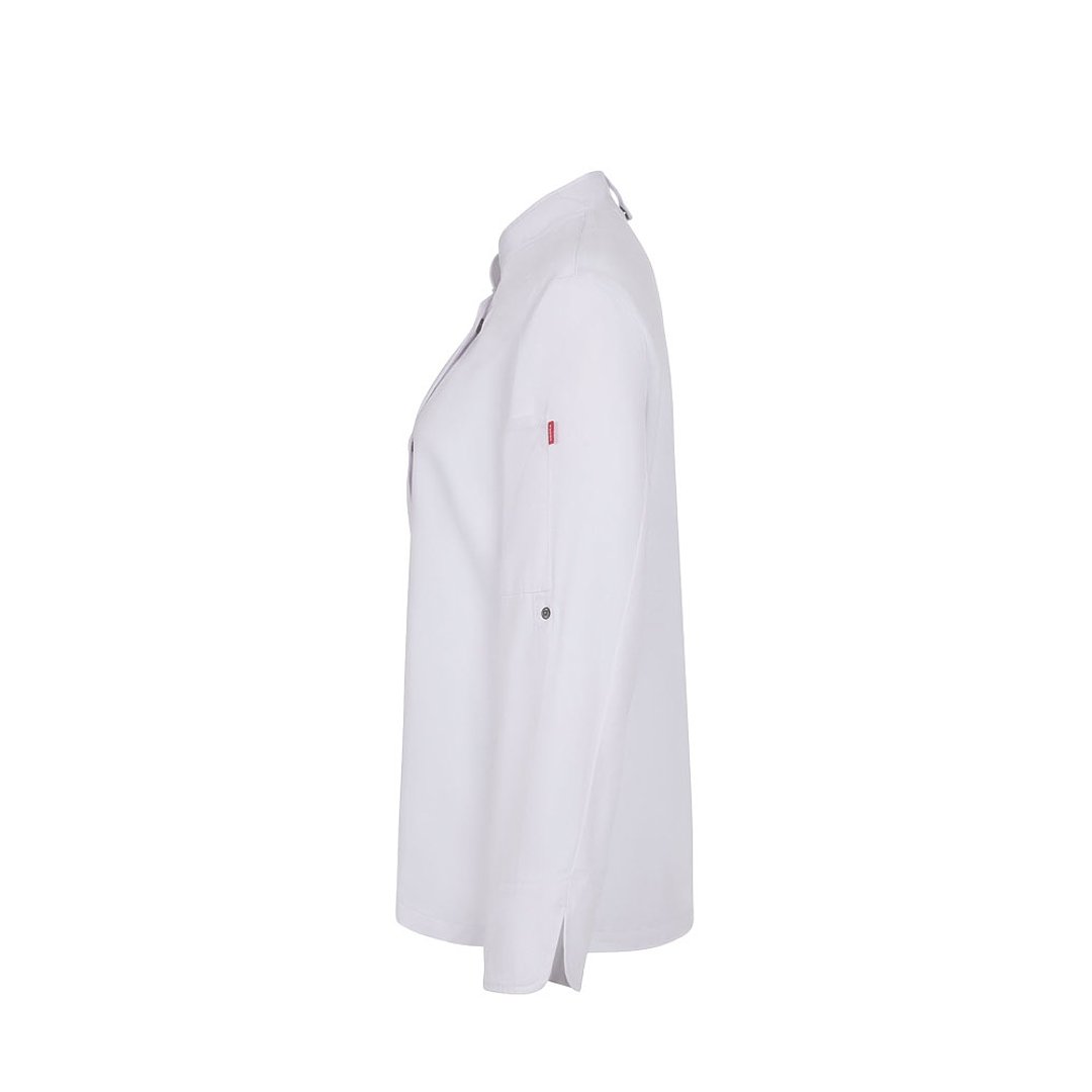 Kochjacke für Damen (190 g/m²), aus Baumwolle (35 %) und recyceltem Polyester (65 %) Jovigen