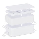 Doppelte Lunchbox mit Besteck Ylanin