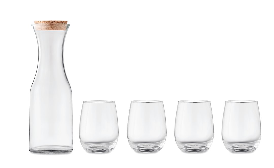 Set aus recyceltem Glas Trudivrg