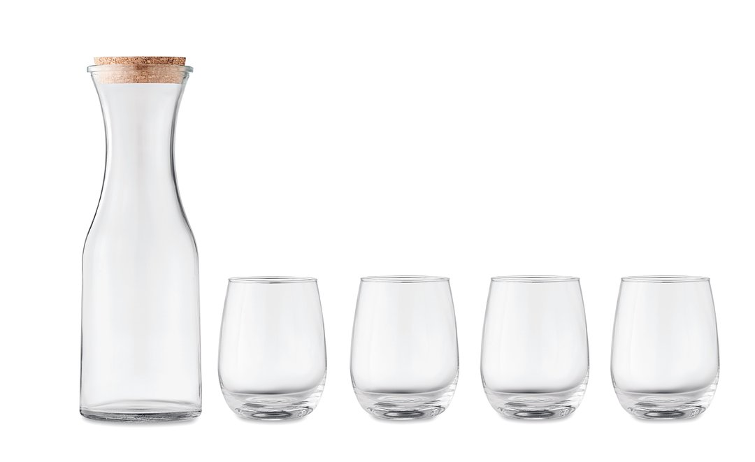 Set aus recyceltem Glas Trudivrg