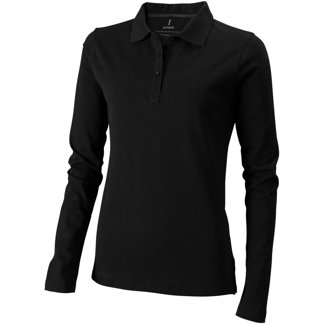 Langarm Poloshirt für Damen - Lüza
