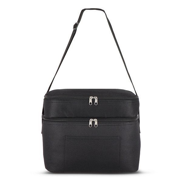 R-PET 600D Doppelfach-Kühltasche 30 x 20 x 25cm 12L Lursin