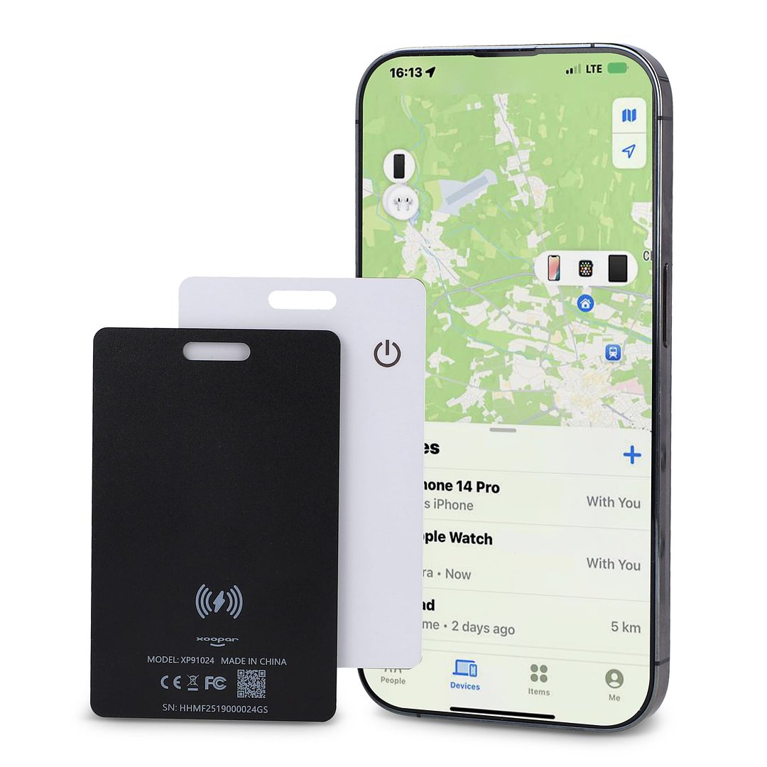 ICE-Card Ultradünne Tracker-Karte wiederaufladbar Uoreillie