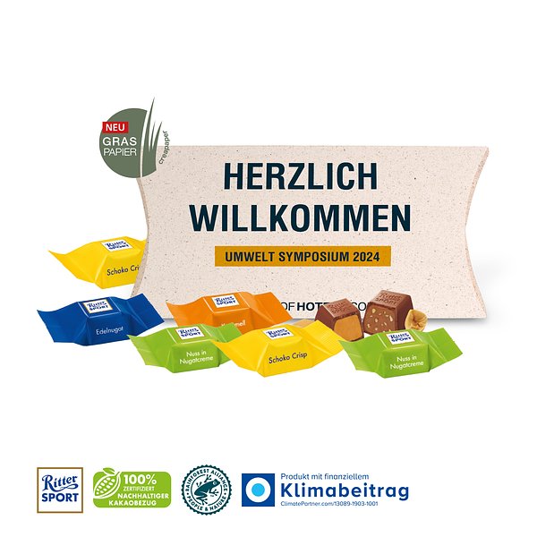 Kissenverpackung Creative auf GRASPAPIER