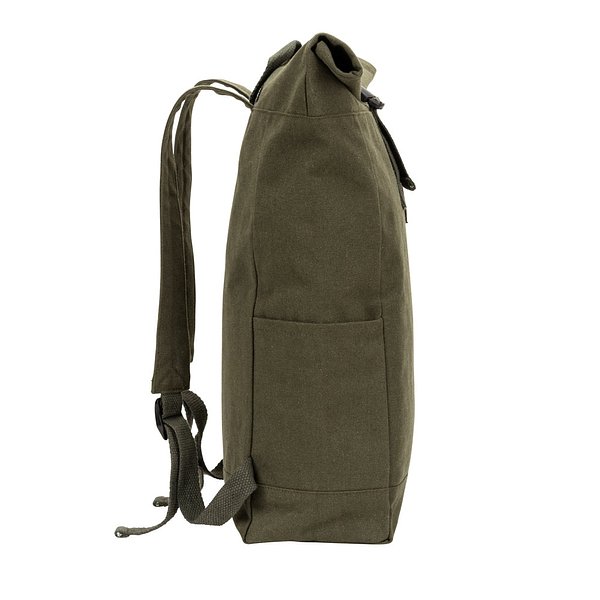 Roll-Top-Rucksack aus recyceltem Baumwolle und recyceltem Polyester (380 g/m²) Lüzzasch