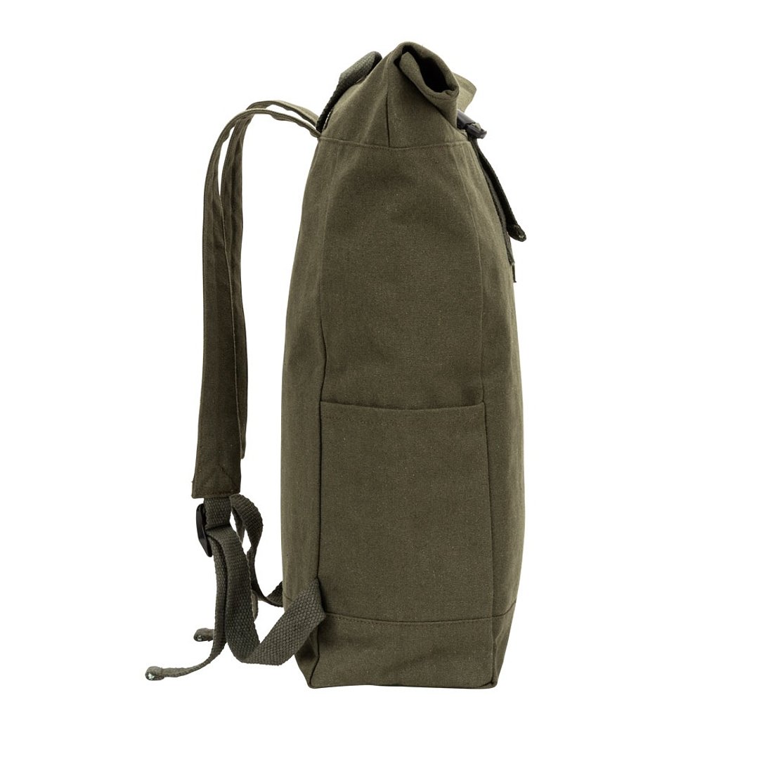 Roll-Top-Rucksack aus recyceltem Baumwolle und recyceltem Polyester (380 g/m²) Lüzzasch