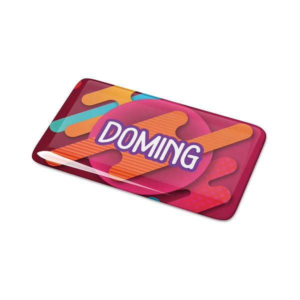 Doming Rechteck 60x25 mm Anniama