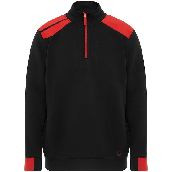 Pullover für Herren mit halbem Reissverschluss, 280 g/m2 - Anns