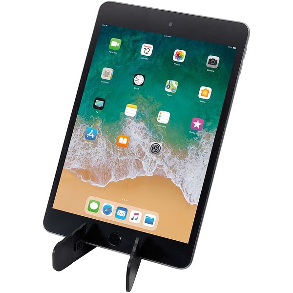 Faltbare Tablet- und Smartphonehalterung aus recyceltem Kunststoff - Albri