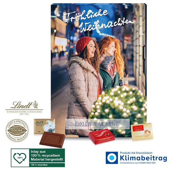 Wand-Adventskalender „Lindt Exklusiv“