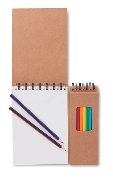 Malset mit 8 Buntstiften Elinan