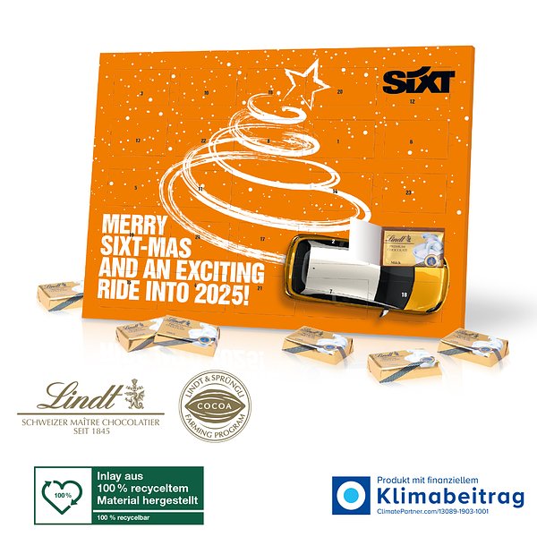 Tisch-Adventskalender Lindt „Select Edition“